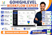build ghl workflow automation, missed call text back and followup sequences