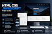 build a responsive HTML CSS javascript website