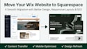 migrate wix website to squarespace with redesign and SEO