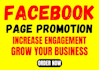 do organic facebook page or group promotion