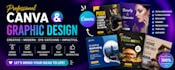 design canva posts, flyers, logo, and banners