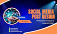 design engaging social media posts for facebook and instagram