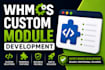 develop whmcs custom modules and bug fixes