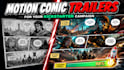 create a motion comic trailer for your kickstarter comic campaign