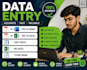 accurate data entry, PDF conversion and copy typing