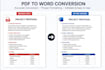 convert PDF, word, excel, images, and scanned documents