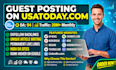 provide SEO guest post backlinks, high da guest posts, publish news article