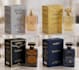 design premium perfume box and label design