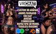 create custom anime humanoid vrchat avatar vrc avatar nsfw 3d model vr character