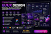 do UX UI design app design, figma website design wireframes prototypes figma