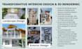 architectural planning, 3d modeling, and interior design