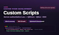 develop a custom fivem script for qbcore, qbox or esx