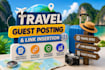 publish guest posts on travel websites
