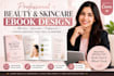 design a professional beginner beauty ebook PDF