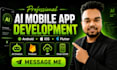 do ai mobile app development, flutter app, ios android app, ai chatbot