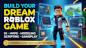 develop a complete roblox game from scratch