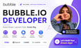 build bubble io saas mvp web app, marketplace, CRM, API integration