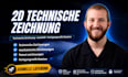 do 2d technical drawing and mechanical drawing for manufacturing using autocad