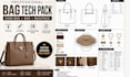 design manufacturing ready handbag, bag, and backpack tech packs