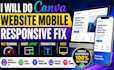 do canva website mobile responsive fix not slowing right layout formatting desk