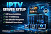 do iptv server setup and configure with drm script, 4k vod streaming, playlists