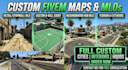 make fivem map, fivem custom mlo, fivem hood, fivem custom city, custom hood