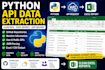 extract API and json data into excel using python