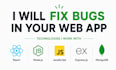fix react js, node js, javascript and API bugs