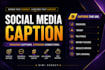 do expert SEO caption writing for social media