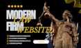 create a modern law firm website with ai chatbot