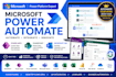 create power automate flows, power apps and sharepoint automation