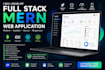 develop a full stack mern web application