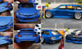 3d print and paint car model body kit, car parts rc widebody kit automotive cad