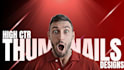 design custom youtube thumbnail with trending thumbnail design