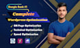 optimize on page SEO fix technical errors and do internal linking on wordpress