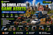 create low poly 3d game props and assets for unity