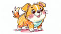 draw digital scribble pet portrait