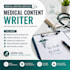 create medical presentations and healthcare article