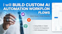 build custom ai automation workflows using make or zapie