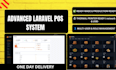 develop a custom pos system with admin dashboard and role based access