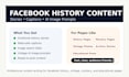 write engaging facebook history stories and captions