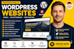 design a professional wordpress website, seo optimization, german wordpress