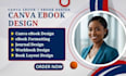 canva ebook design, workbook design, pdf design, ebook formatting
