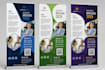 design modern signage, retractable  roll up standees