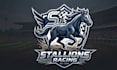 make dynamic horse racing or stallion mascot logo