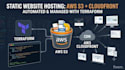 deploy your static website on AWS s3 and cloudfront