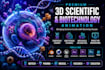 ai scientific animation, biotech and molecular visualization