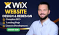 design wix website redesign wix website wix studio wix ecommerce expert