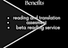 a service of beta reading