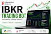 develop ibkr API ai trading bot with tradingview webhook